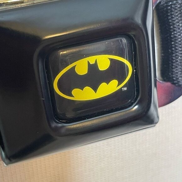 Buckle-Down Batman Seatbelt Buckle Unisex Belt - Picture 4 of 7